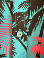 Retro Rifle Men’s 3xl Button Up Shirt High Crown Palm Tree Vice City GTA Style