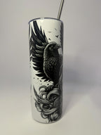20 oz Odin Stainless Steel Tumbler with Lid, Straw