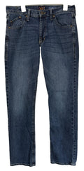 Rock & Republic Neil Straight Mens Sz 34x34 Dark Wash Jeans Stretch Flap Pockets