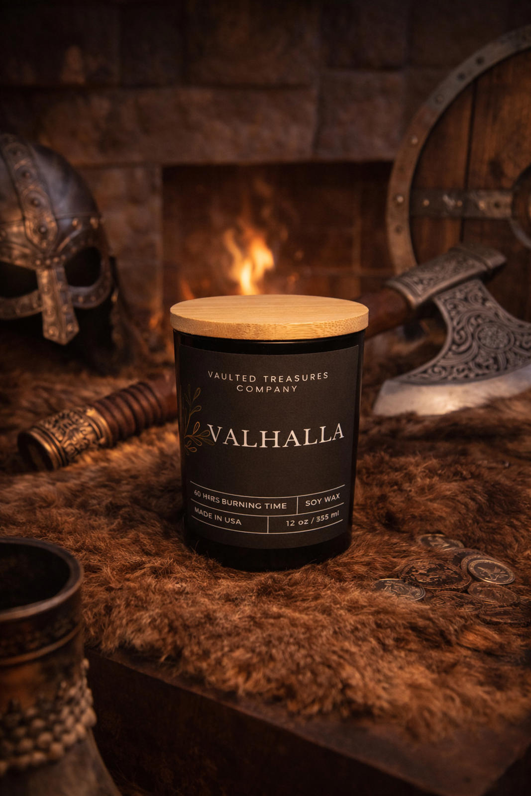 Valhalla Handmade Premium Soy Candle 12oz
