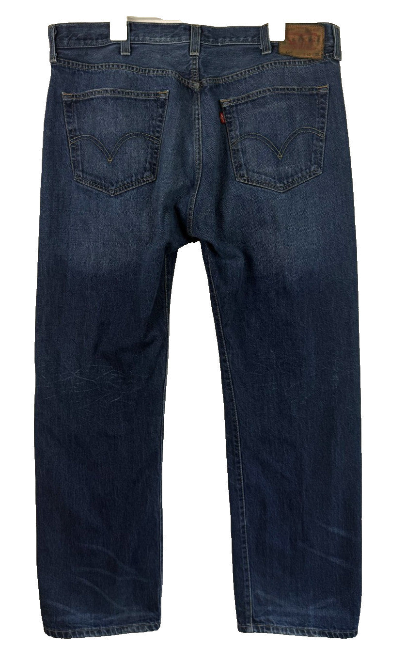 Vintage Levis 501 Jeans Mens 40x32 Blue Denim Button Fly Straight Leg