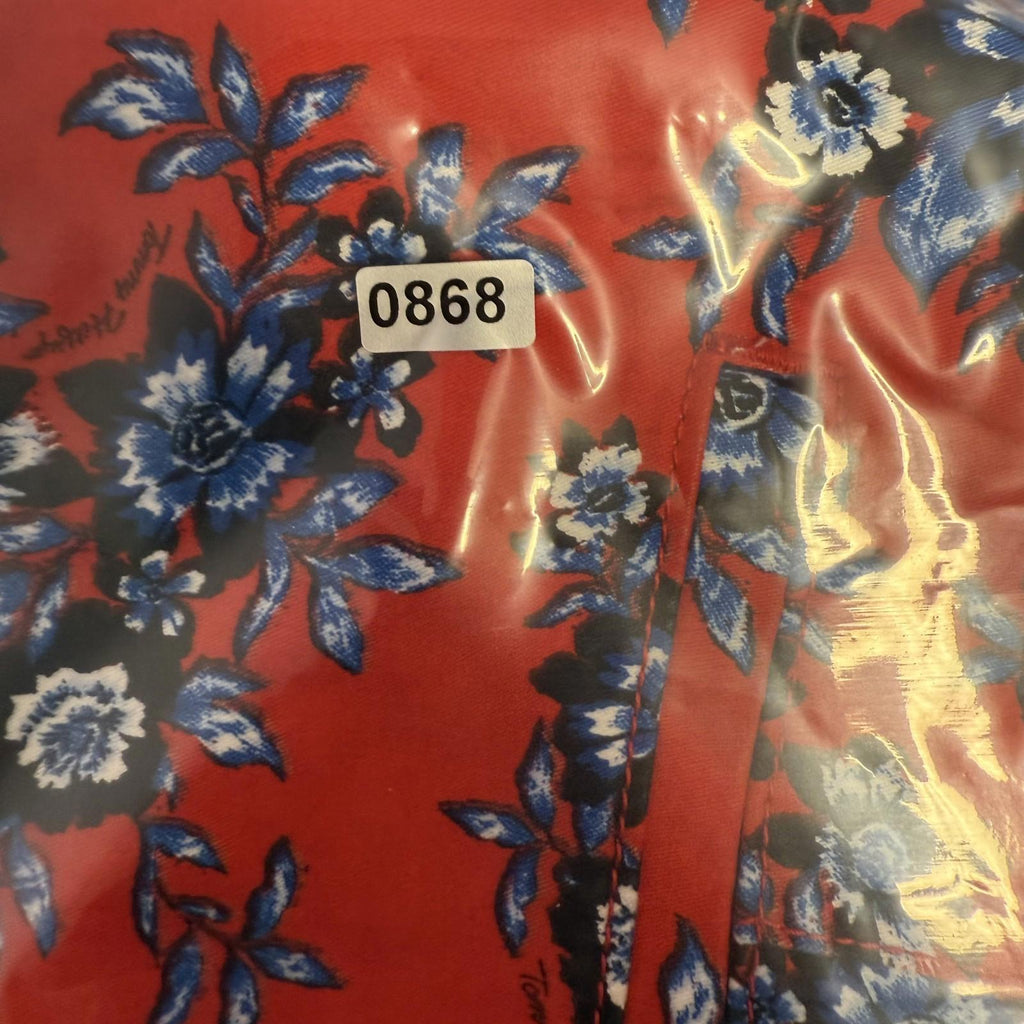 Tommy Hilfiger Womens Classic Stretch Shorts Size 16 Red Flowers
