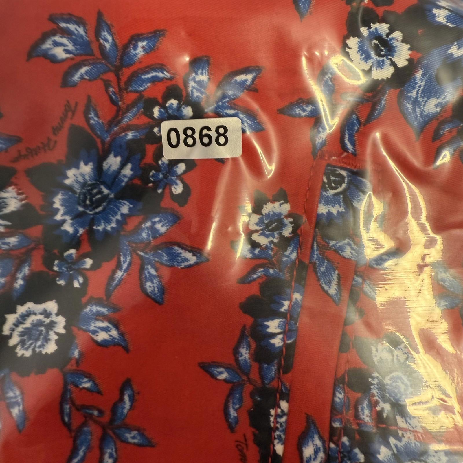 Tommy Hilfiger Womens Classic Stretch Shorts Size 16 Red Flowers