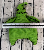 Handmade Crocheted Oogie Boogie Plushie - 13 inches - Same Day Shipping
