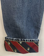 RARE Ralph Lauren Mens Sz 36 Jeans The Sullivan Slim Crop Crest Hem Button Fly