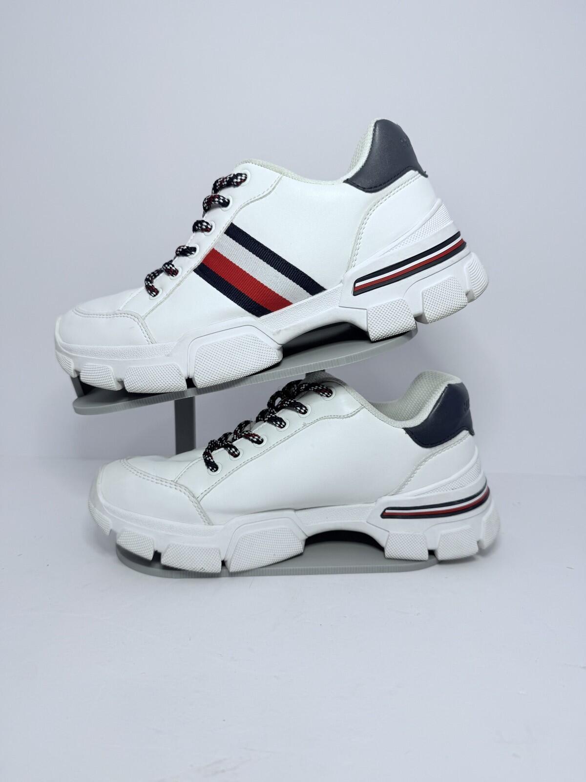 Tommy Hilfiger Women’s Size 6.5 Shoes Sneakers Red White Blue