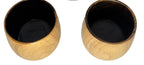 Oaksip Charred Wooden Bourbon Drinking Glass Bourbon Gifts for Men- 2 Cups