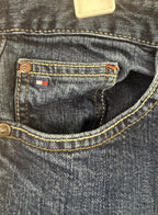 Tommy Hilfiger Classic Hope Boot Womens Sz 12 Short Dark Wash Blue Denim Jeans