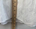 Tommy Bahama Womens Shirt Size XS 100% Cotton Flowy White Embroidered