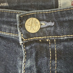 AG Adriano Goldschmied The Angel Bootcut Jeans Womens 30 Blue Raw Hem