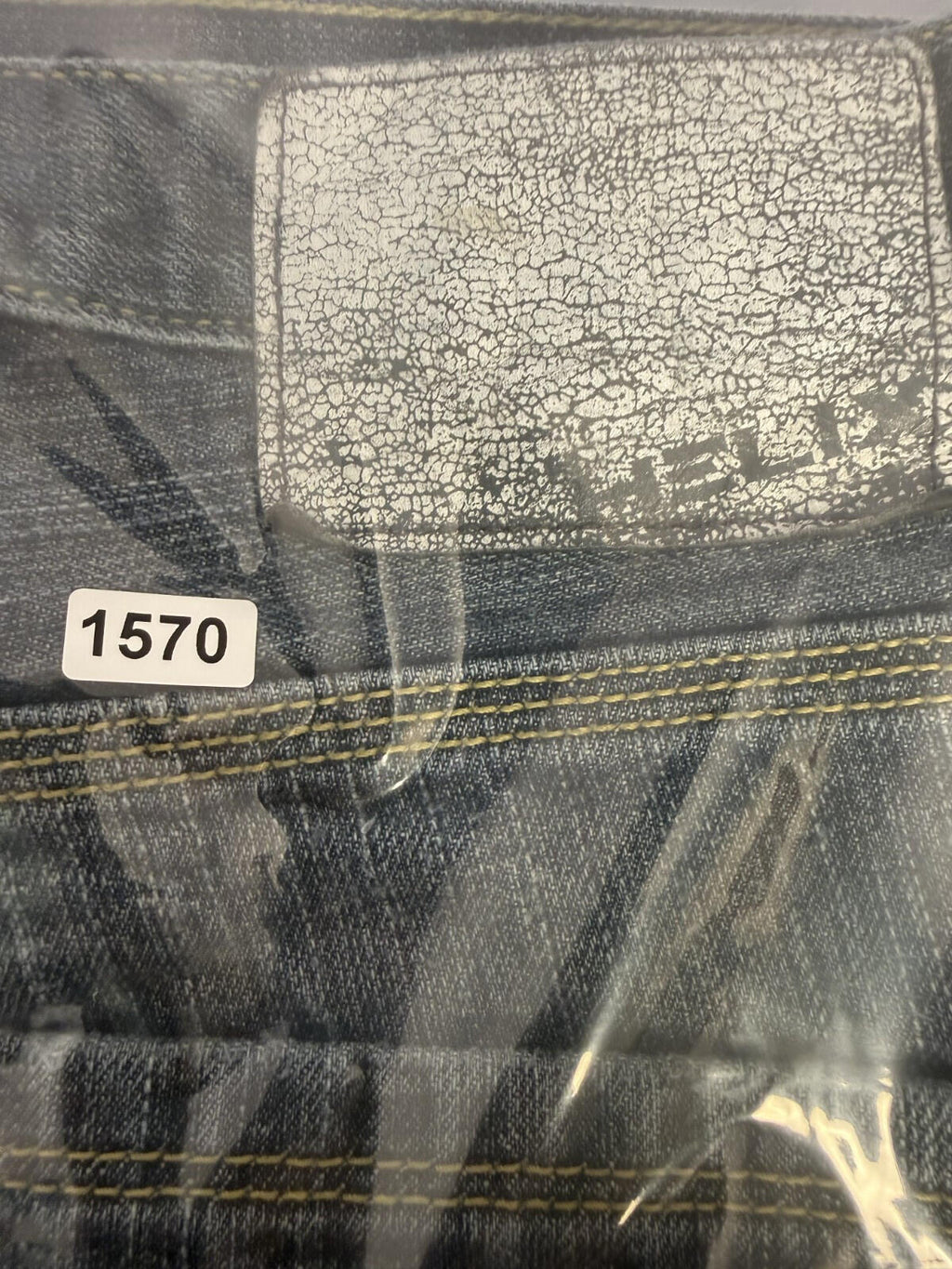 Helix Slim Boot Cut Jeans Mens 32 x 30 Distressed Y2k