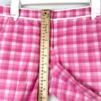 Puma Sport lifestyle Pink/white Plaid Womens Bremuda Shorts Size 8