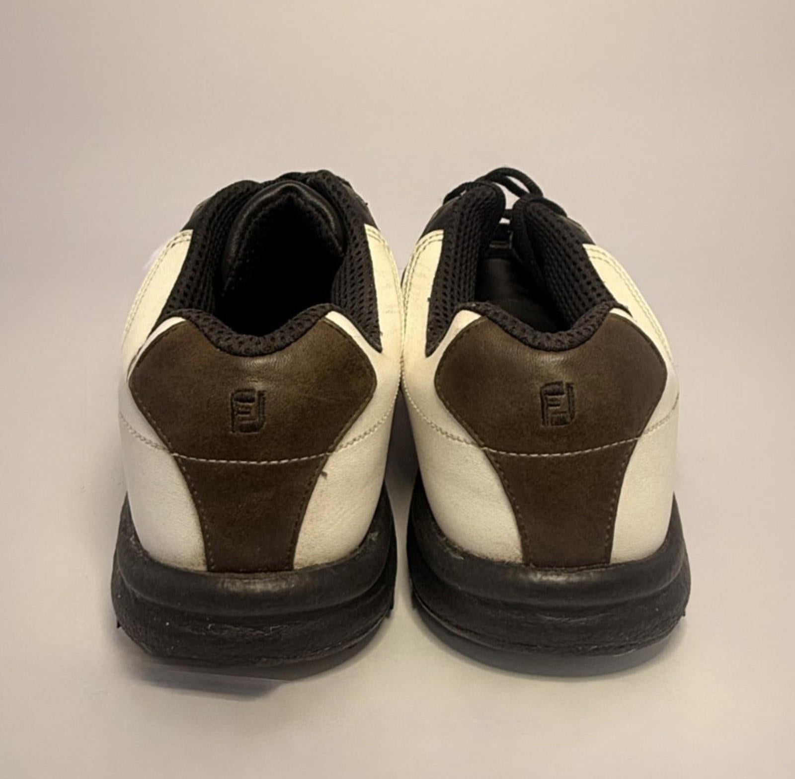 Footjoy White, Brown & Black Golf Shoes Size 11 M - Pre-owned