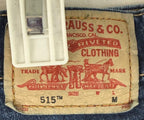 Vtg Levis 515 Nouveau Boot Cut Stretch Denim Jeans Womens 16 M Blue Medium Wash