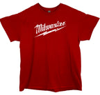 Milwaukee Tool Mens Sz XL Red Graphic T-Shirt My Tool Lasts Longer
