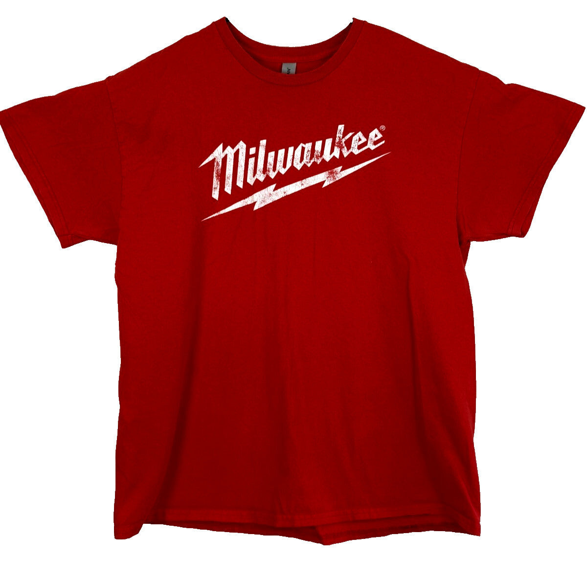 Milwaukee Tool Mens Sz XL Red Graphic T-Shirt My Tool Lasts Longer