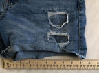 Jordache Shorts Girls Sz 16 Blue Denim Cut Off Medium Wash Distressed