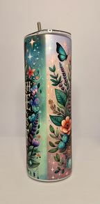 20 oz Not Enough Sage Glow in the Dark Stainless Steel Tumbler with Lid, Straw
