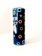 20 oz Gamer Fuel Stainless Steel Tumbler with Lid, Straw