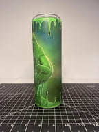 20 oz Slimmer Glow in the Dark Stainless Steel Tumbler with Lid, Straw