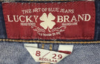 Lucky Brand Jeans Womens Sz 8/29 Sofia Skinny Whiskered Dark Wash Stretch