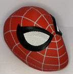 3D Printed Red and Gray Spider-Man Full Face Mask Helmet Mesh Eyes Adult