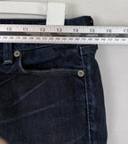 American Eagle Real Flare Jeans Women 6 Blue Dark Wash Low Rise
