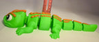 Large 3D Printed Articulated Lizard – Flexible Toy Figurine - 12 Inches