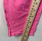 J Crew Toothpick Ankle Jeans Womens Sz 30 Pink Cotton Stretch 5 Pocket Zip Ankle