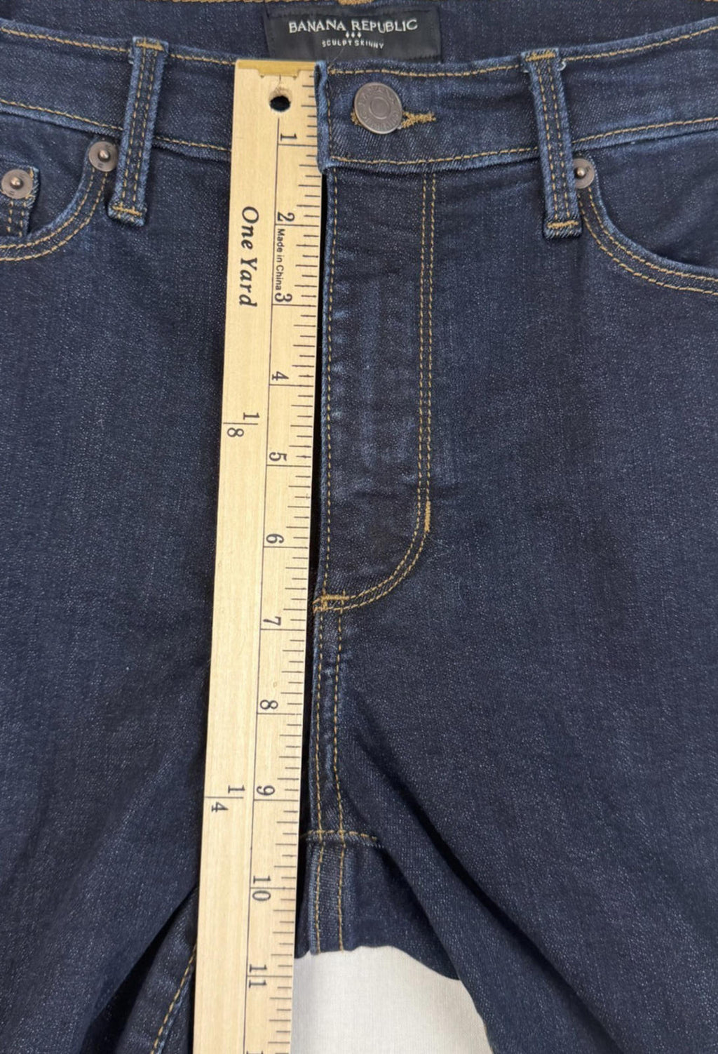 Banana Republic Womens Jeans Size 29/8 Sculpt Skinny Mid Rise Dark Wash