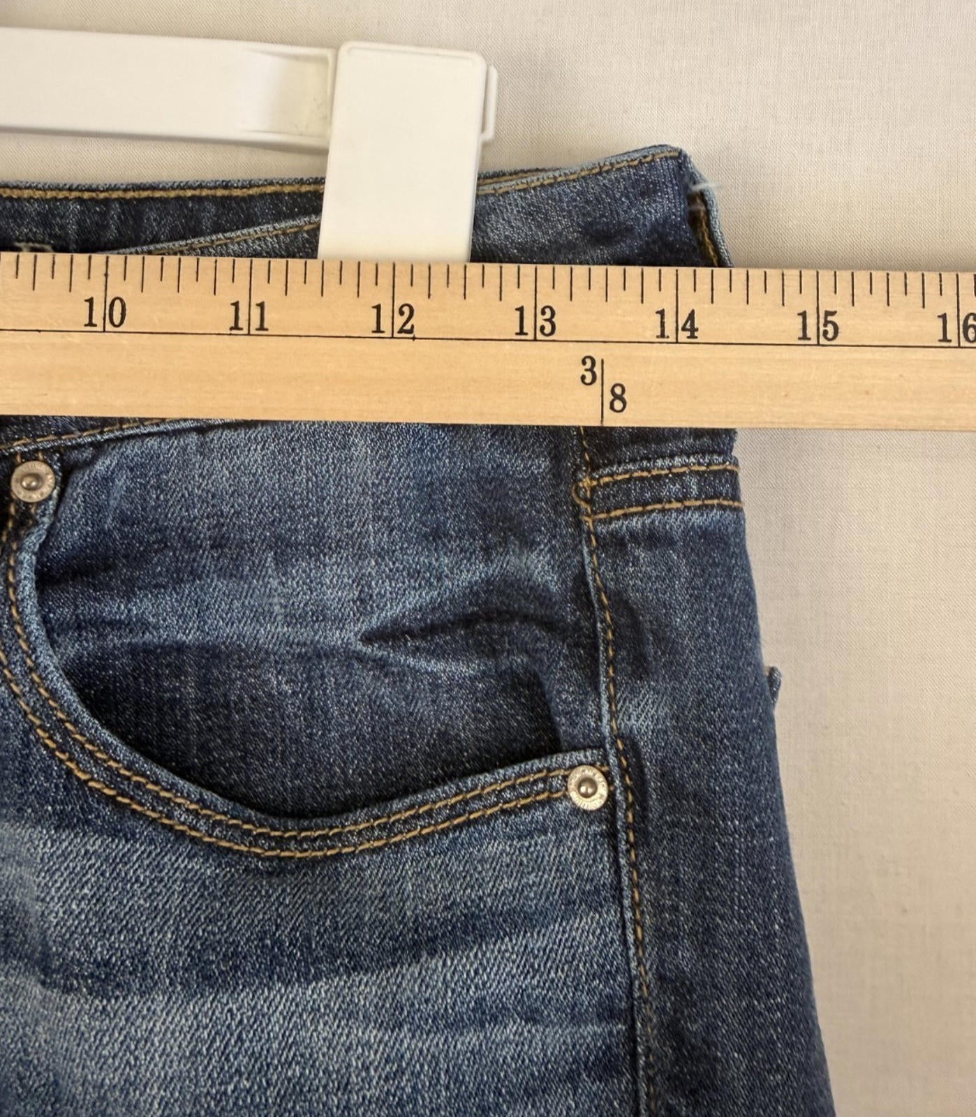 Womens American Eagle Outfitters Size 8 Regular Stretch Skinny Jeans Dark Wash
