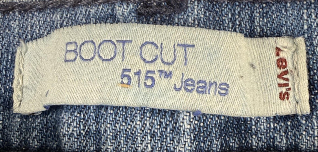 Levis Jeans Womens Size 10 Short 32x28 Blue 515 Bootcut Stretch Denim