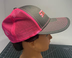 Womens Stihl Outfitters Chainshaw Mesh Trucker Snapback Hat Cap Hunt Gray Pink