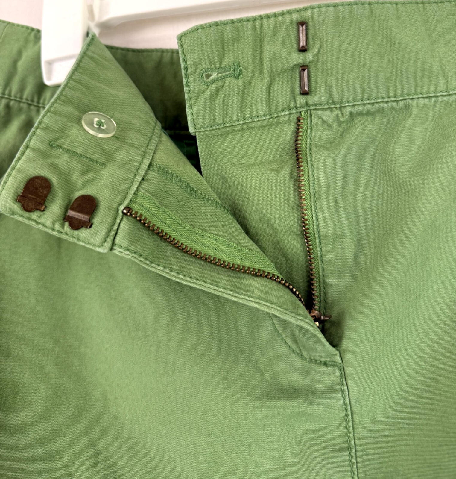 J Crew Womens Mini Skirt Size 6 Green Summer Minimalist Preppy School Girl
