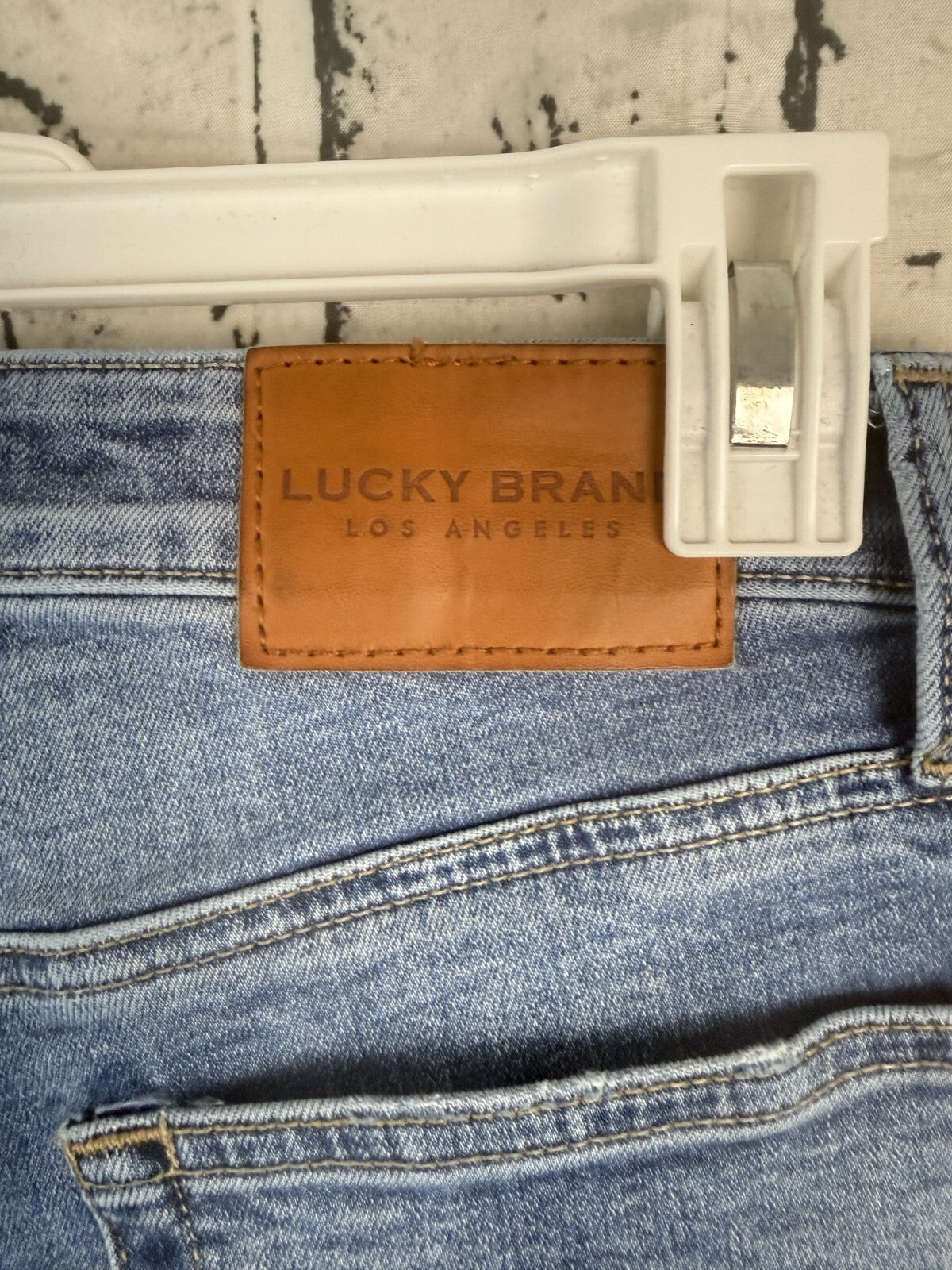 Lucky Brand Jeans Womens Sz 4 High Rise Skinny Bridgette Button Fly Raw Hem