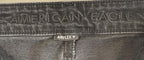 American Eagle Skinny Mens Jeans Air Flex 31x30 Black Distressed Stretch Denim