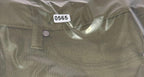 Calvin Klein Womens Pants 10 Green Straight Pant Leggings Zip Viscose
