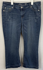 Seven7 Womens Denim Jeans Size 20 Short Bootcut Dark Light Distressed