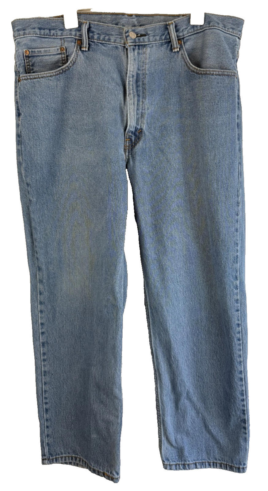 Levis 550 Men’s Size 40x30 Medium Wash Blue Denim Jeans Relaxed Fit 100% Cotton