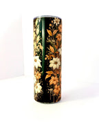 20 oz Autumn Ghost Stainless Steel Tumbler with Lid, Straw