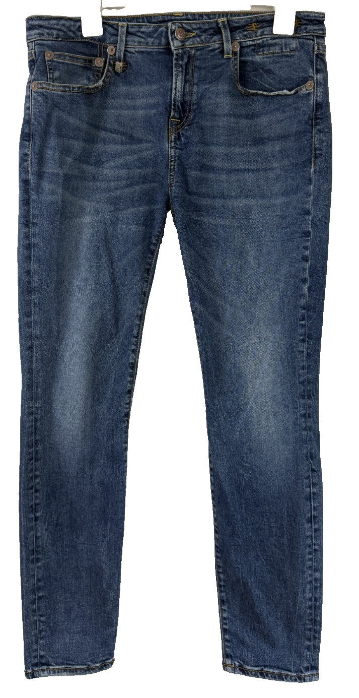R13 Alison  Skinny Jeans Womens Size 31 Blue - Made in Italy