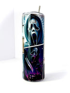 20 oz Scream Stainless Steel Tumbler with Lid, Straw