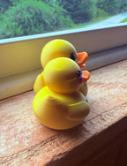 3d Printed Couples Ducks - Personalized - 2 1/5 Inch Tall
