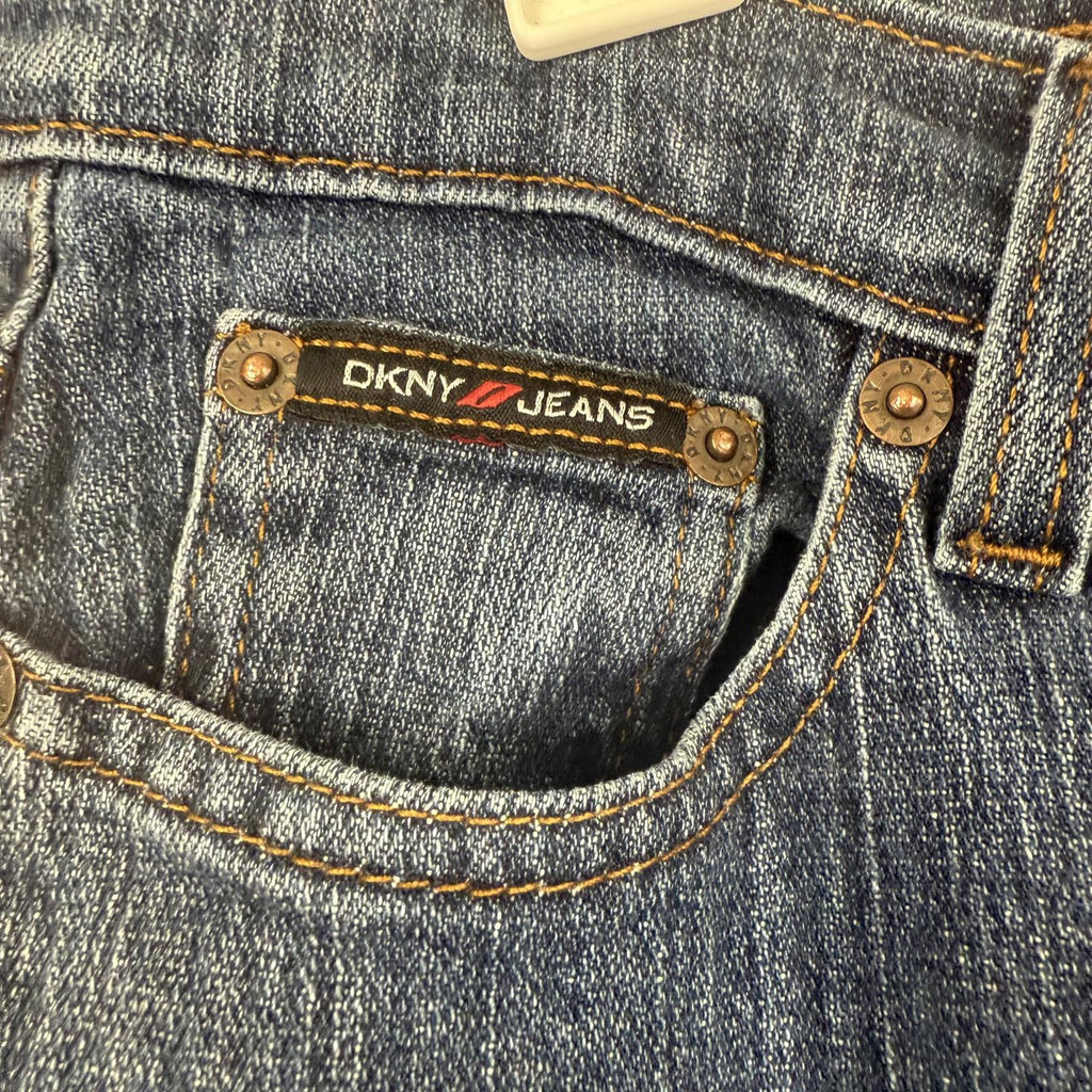 DKNY Jeans Womens Sz 10R Greenwich Bootcut Medium Wash Blue