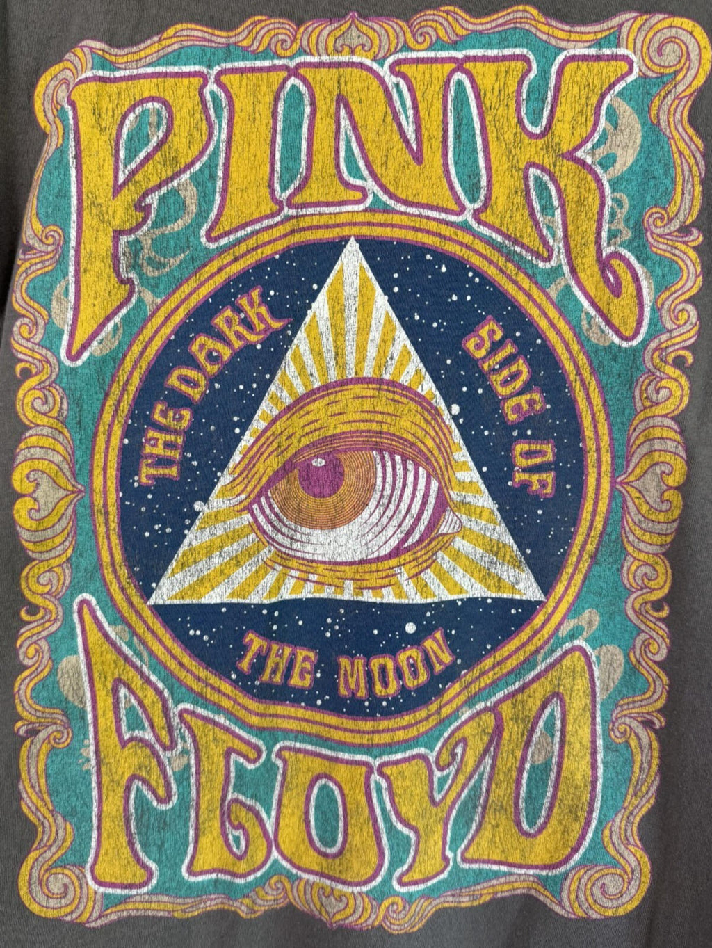 Pink Floyd The Dark Side Of The Moon Womens vintage style T shirt Sz M classic