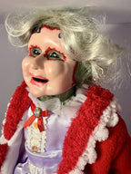 Leatherface's "Mother" - OOAK Scary Creepy Doll 18" Hand Painted Horror Art