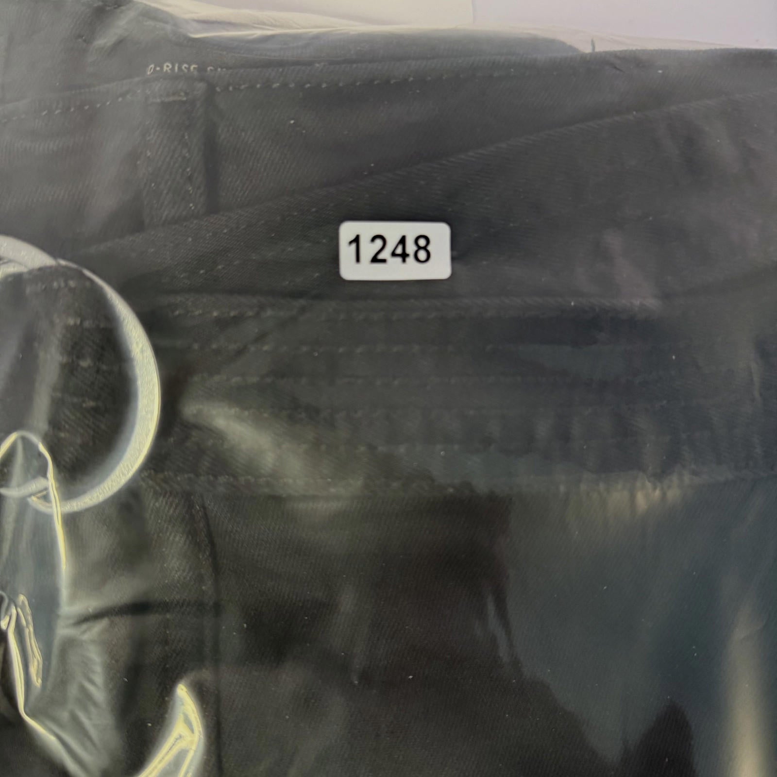 Banana Republic Mid Rise Skinny Jeans Womens Size 30L Black ~zip pockets w/ belt