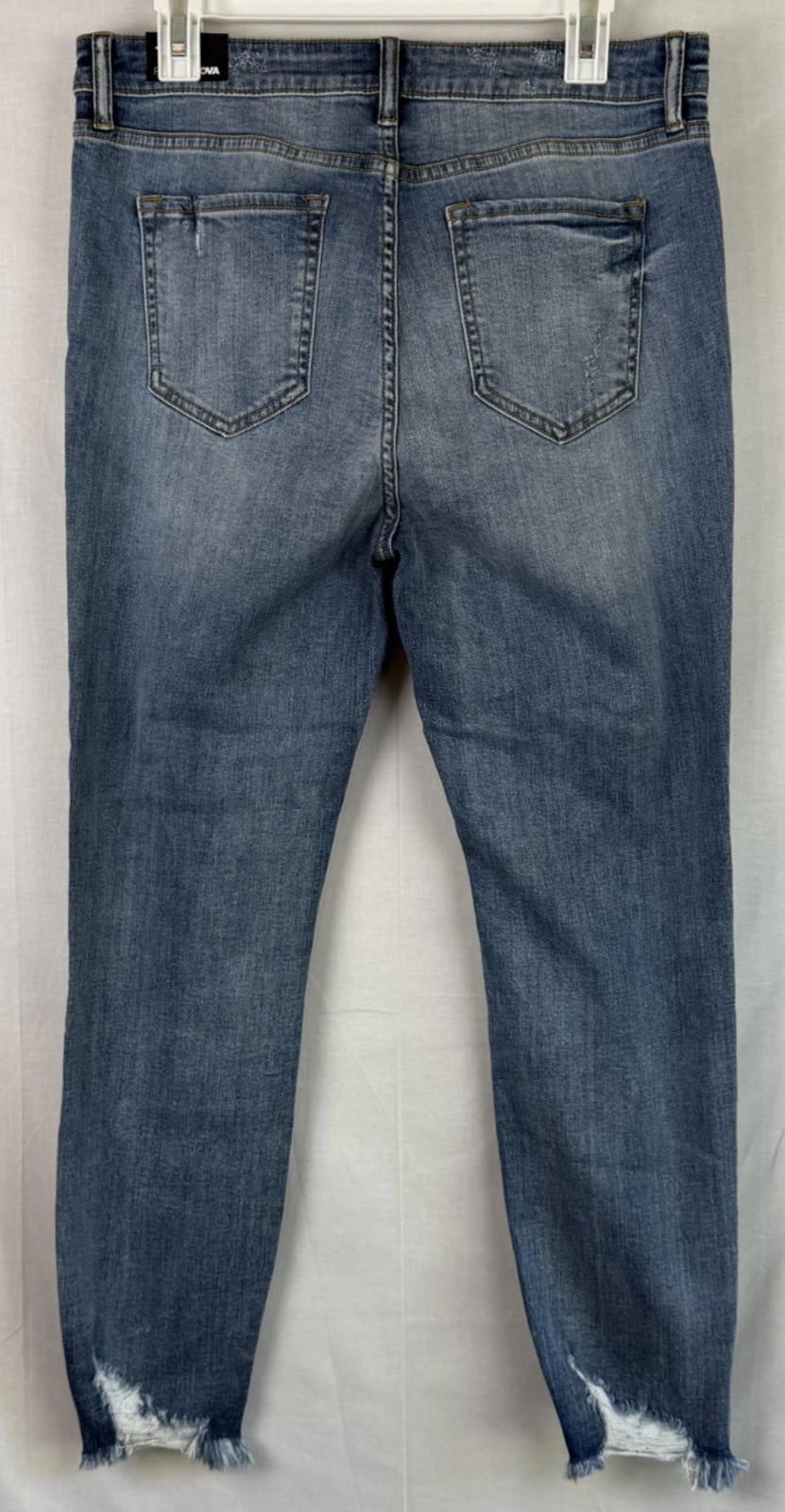 Fashion Nova Womens Jeans Sz 15 Here We Go Again Skinny Distressed Frayed Hem