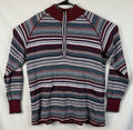Eddie Bauer Womens Long Sleeve 1/4 Zip Up Shirt Sz XL Transitional