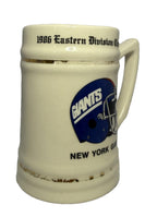 Vintage New York Giants 1986 Eastern Division Champions Stein NFL Cup